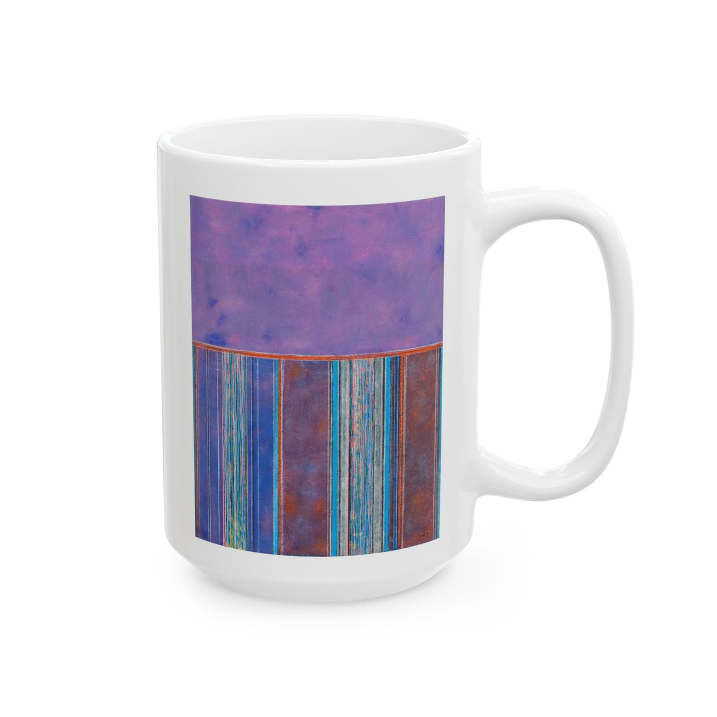 Original fine art Ceramic Mug, (15oz) Unique gift by Joan Gold