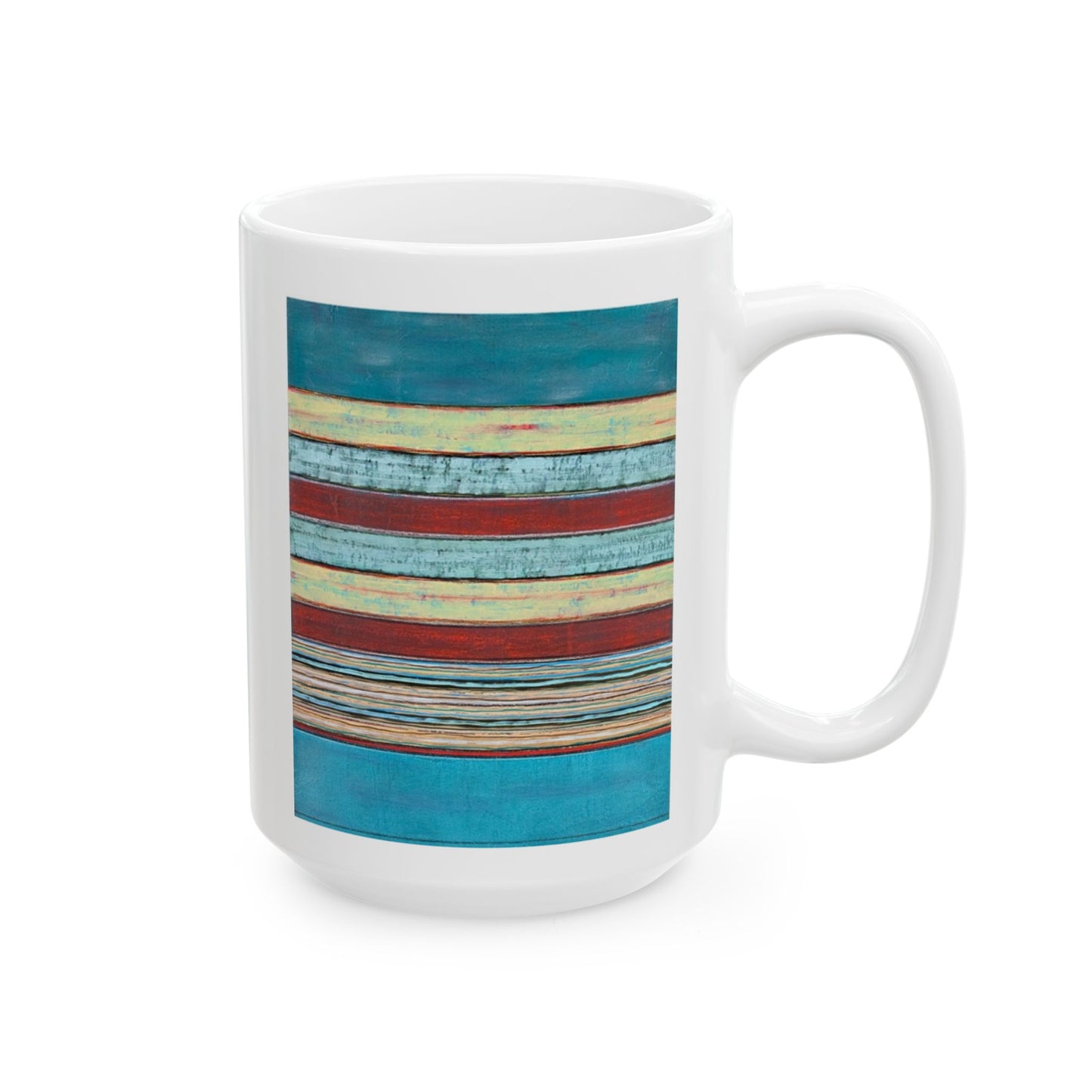 Original fine art Ceramic Mug, (15oz) Unique gift by Joan Gold