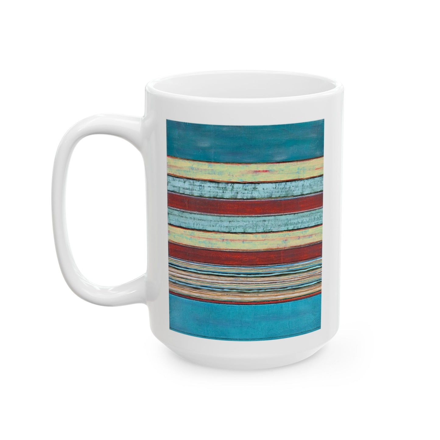 Original fine art Ceramic Mug, (15oz) Unique gift by Joan Gold
